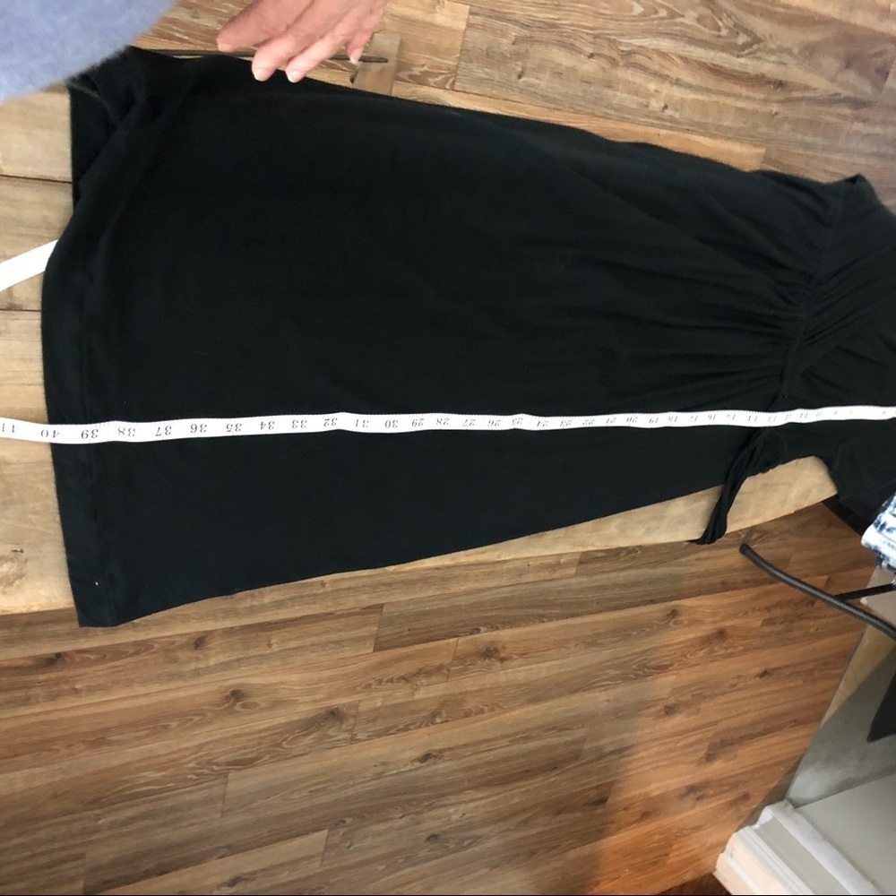 J. Crew black crossover v-neck dress, S - Picture 7 of 8